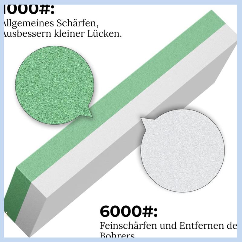 Knife Sharpening Stone Whetstone 1000 6000 - AS63-砥石ナイフプロフェッショナル 2-in-1 両面砥石、穀物 1000/6000 ナイフ用砥石、ホールド付き