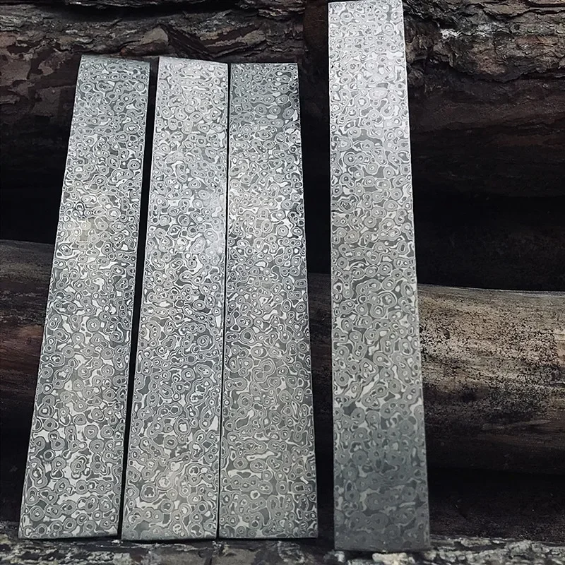 ダマスカス鋼鍛造原料ナイフ、空のパターン鋼ストリップ、DIY - Knife Blade Blank Damascus Steel Forged のレビューと価格