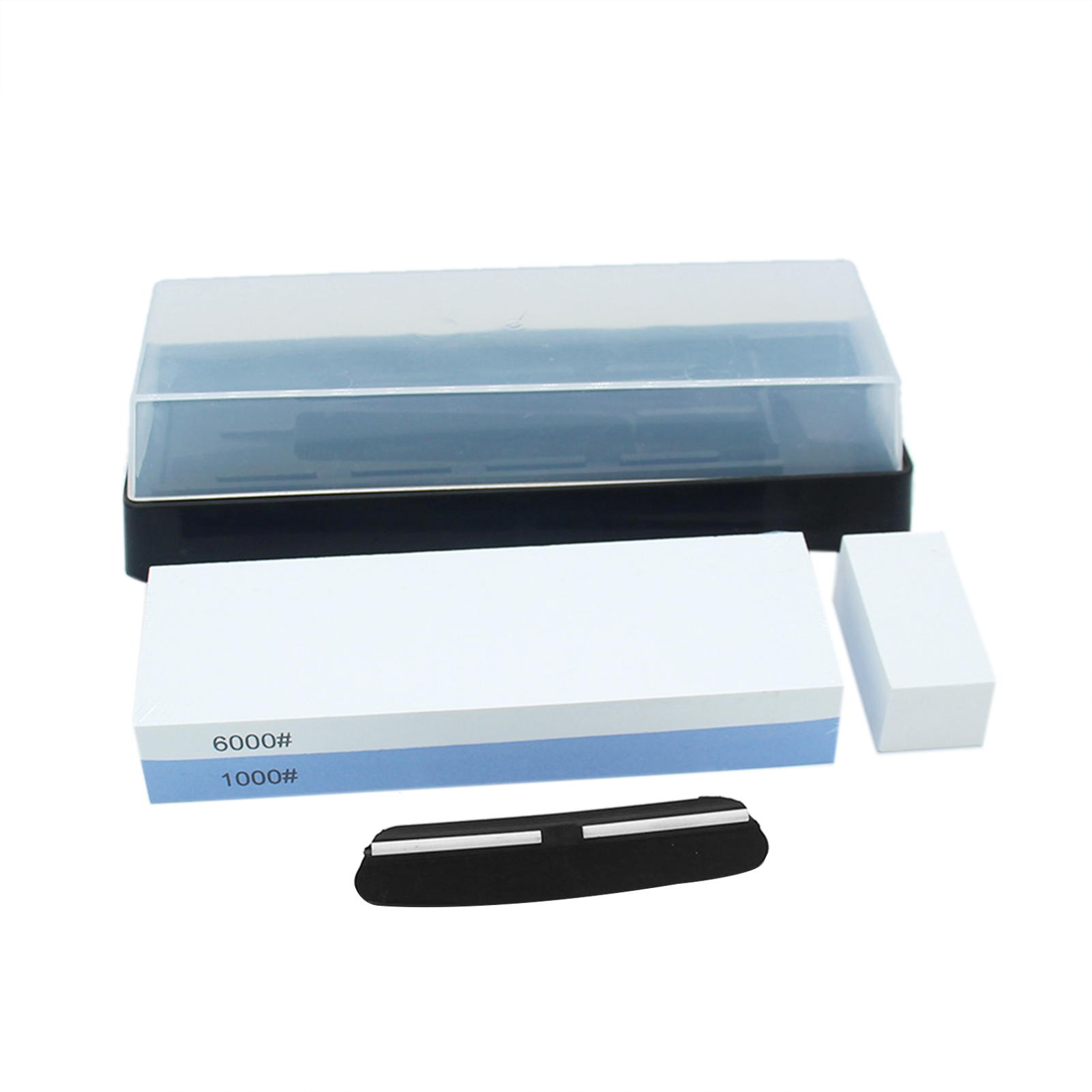 ナイフ研ぎ石セット 1000/6000 両面砥石 ナイフシャ - Knife Sharpening Stone Whetstone 1000 6000 のレビューと価格